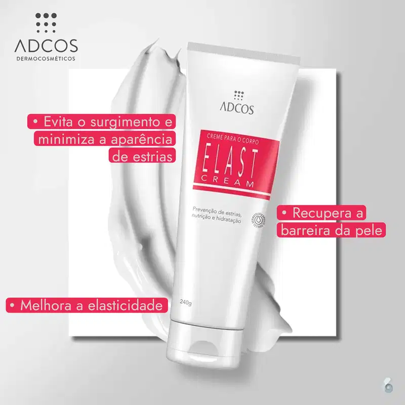 Adcos Elastcream - Creme para Estrias 200g