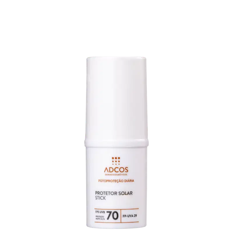 Adcos Fotoproteção Diária Stick FPS70 Incolor - Protetor Solar Facial 13g