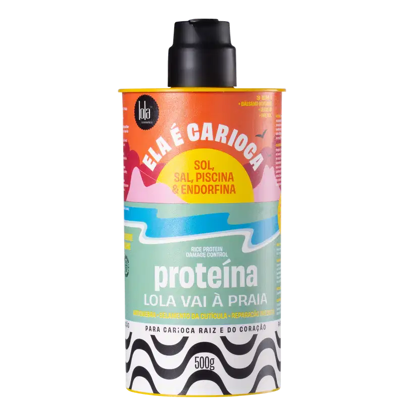 Lola Cosmetics Ela é Carioca Sol, Sal, Piscina & Endorfina - Proteína Capilar 500g