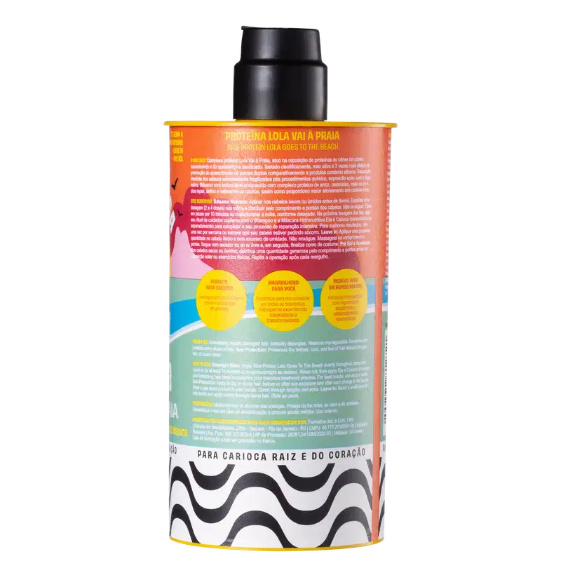 Lola Cosmetics Ela é Carioca Sol, Sal, Piscina & Endorfina - Proteína Capilar 500g