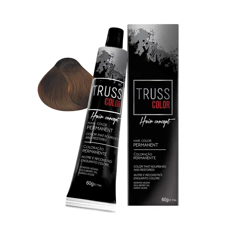 Coloração Permanente Truss Color Louro Médio 7.0 60g