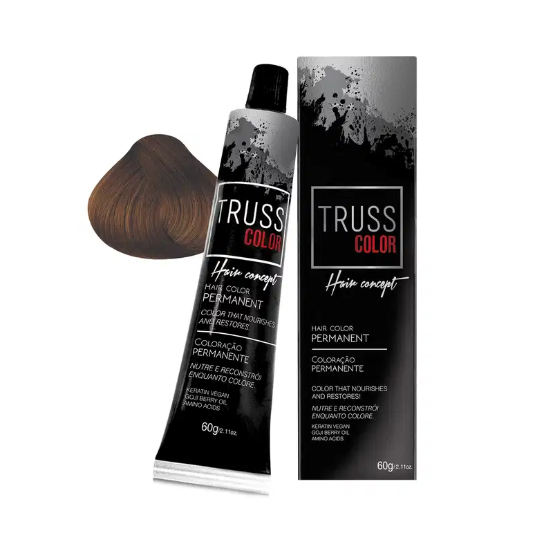Coloração Permanente Truss Color Louro Médio Acinzentado 7.1 60g