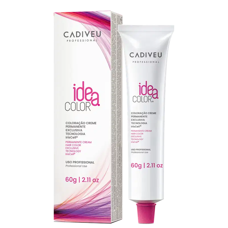 Cadiveu Professional Idea Color 6.66 Louro Escuro Vermelho Intenso - Coloração Permanente 60g