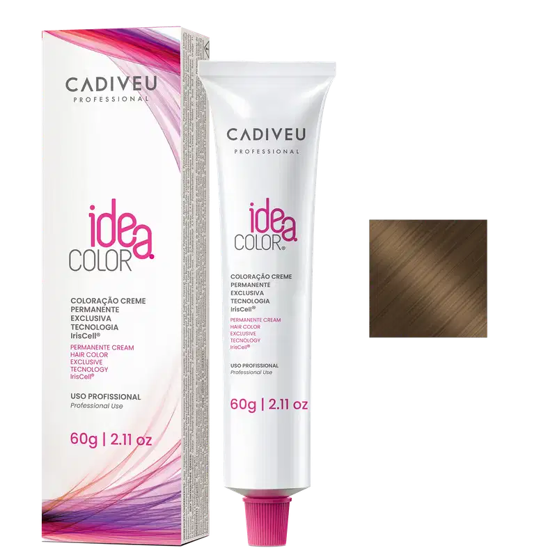 Cadiveu Professional Idea Color 8.1 Louro Claro Acinzentado - Coloração Permanente 60g