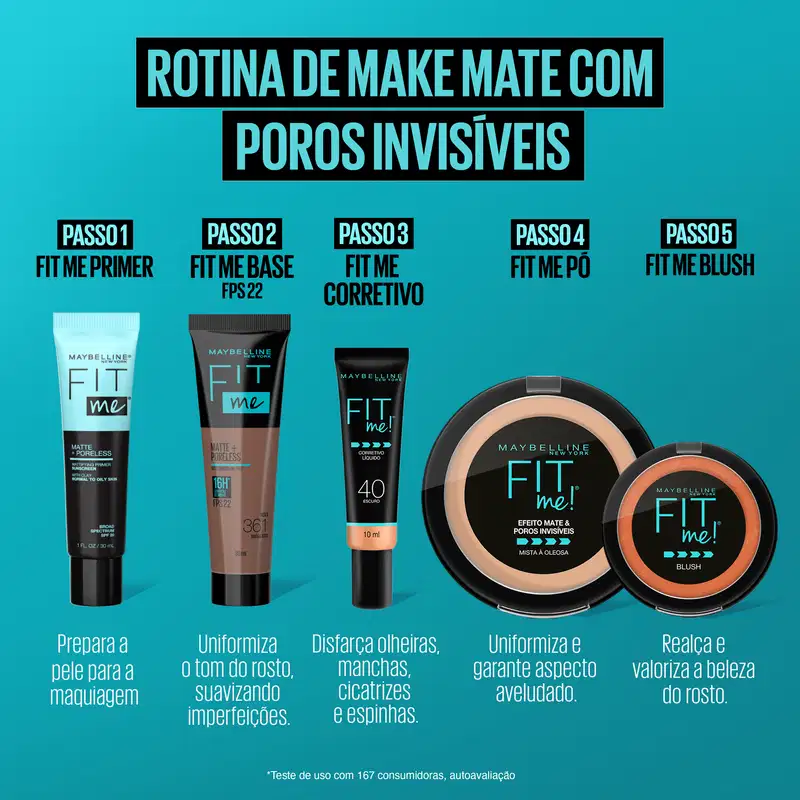 Maybelline Fit Me Matte Cor 230 FPS 22 - Base Líquida 30ml