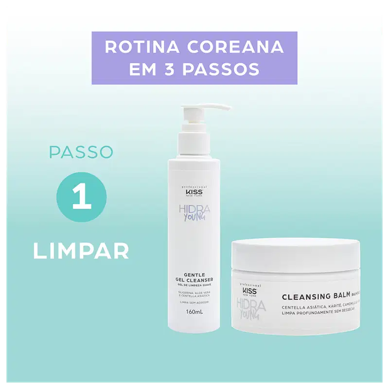 Kiss New York Professional Hidra Young - Balm de Limpeza 80g