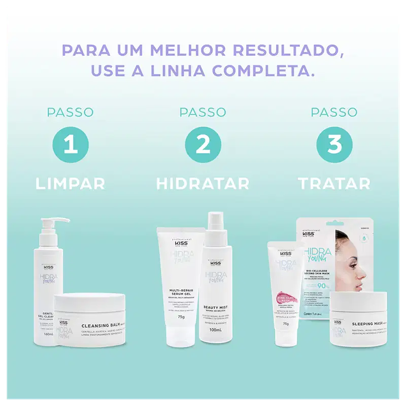 Kiss New York Professional Hidra Young - Balm de Limpeza 80g