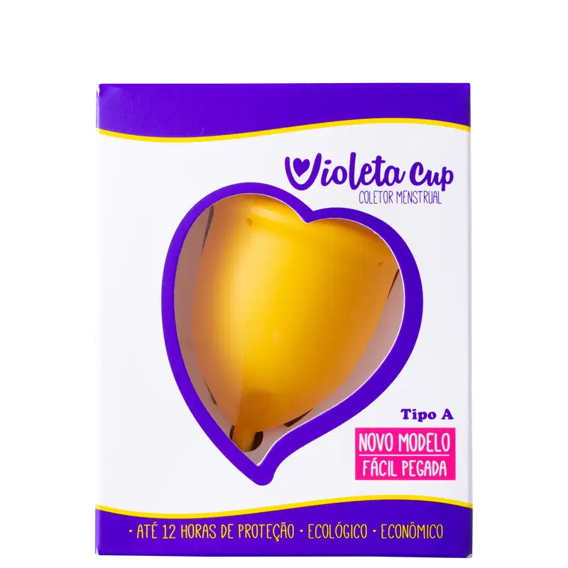 Violeta Cup Tipo A Amarelo - Coletor Menstrual