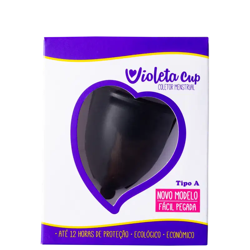 Violeta Cup Tipo A Preto - Coletor Menstrual