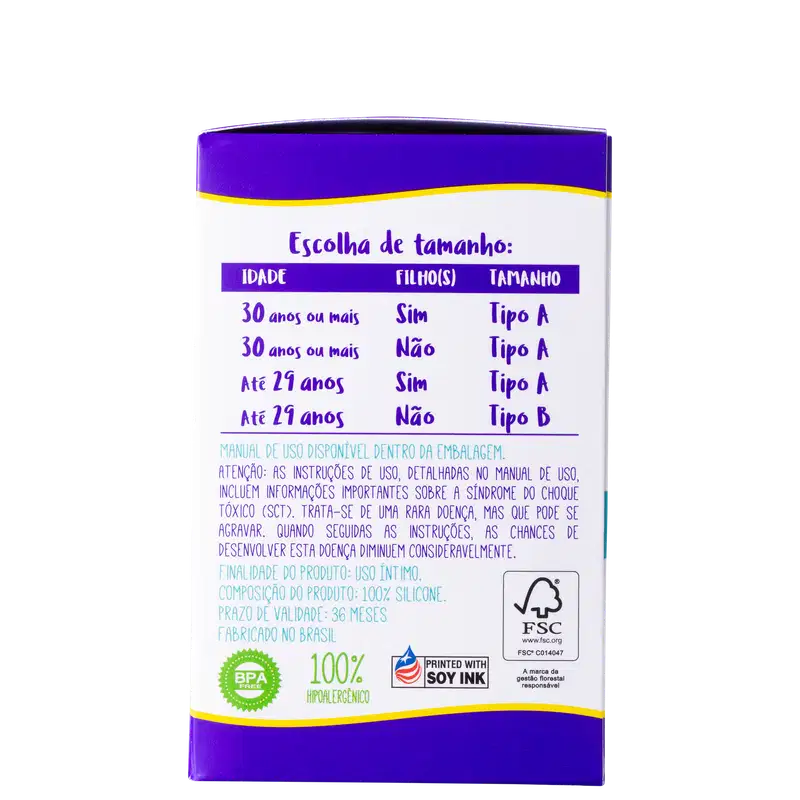 Violeta Cup Tipo A Sport - Coletor Menstrual