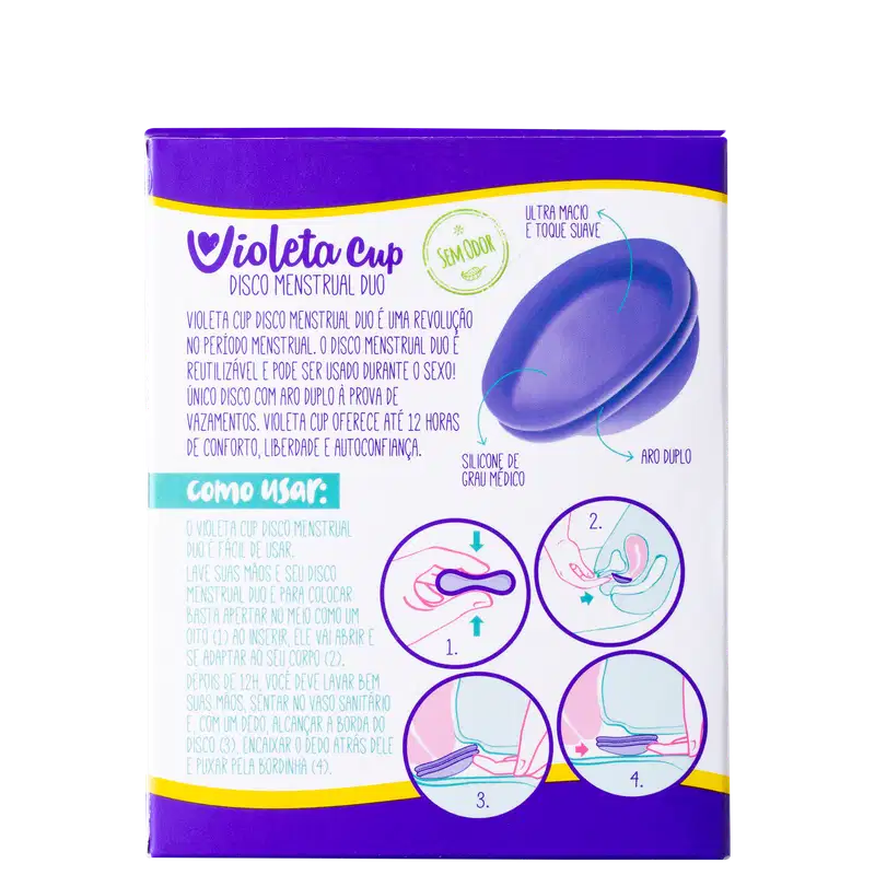 Violeta Cup Mini Duo Violeta - Disco Menstrual