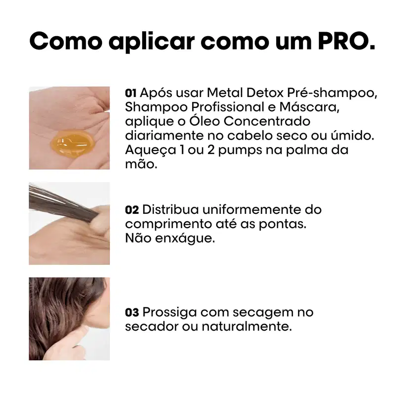 L'Oréal Professionnel Metal Detox - Óleo Capilar 50ml