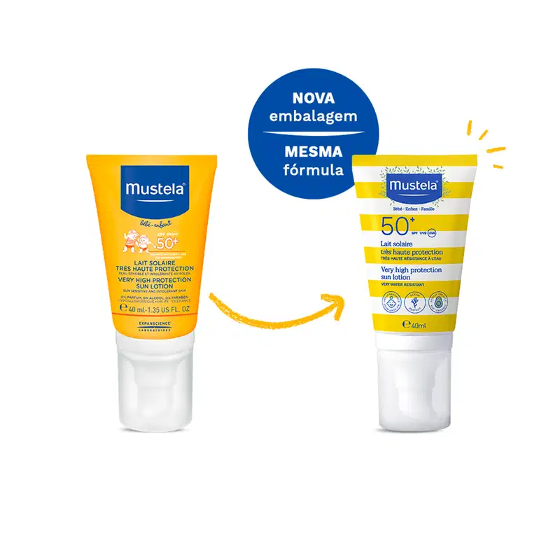 Mustela Bébé FPS 50+ - Protetor Solar Infantil 40ml