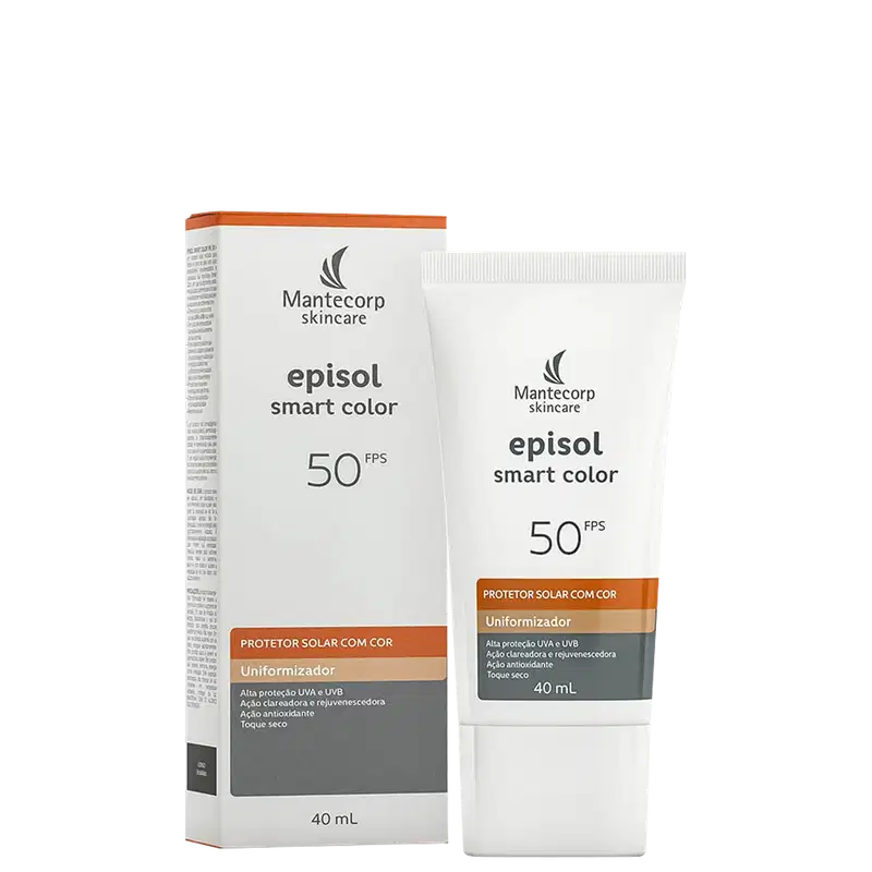 Mantecorp Epsiol Smart Color FPS 50 - Protetor Solar Facial com Cor 40ml