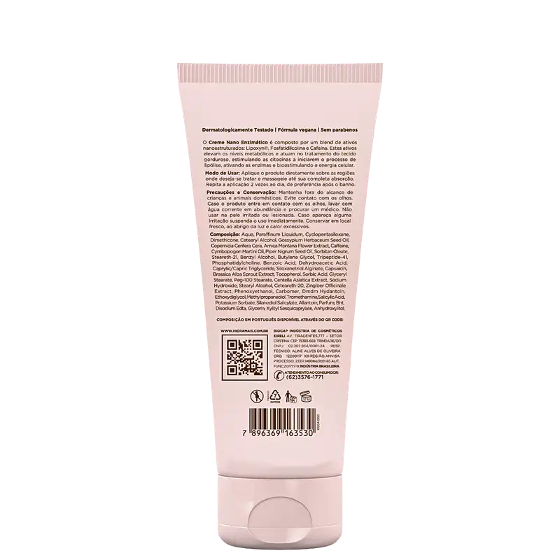 Hidramais Nano Enzimático - Creme Redutor de Medidas 200g