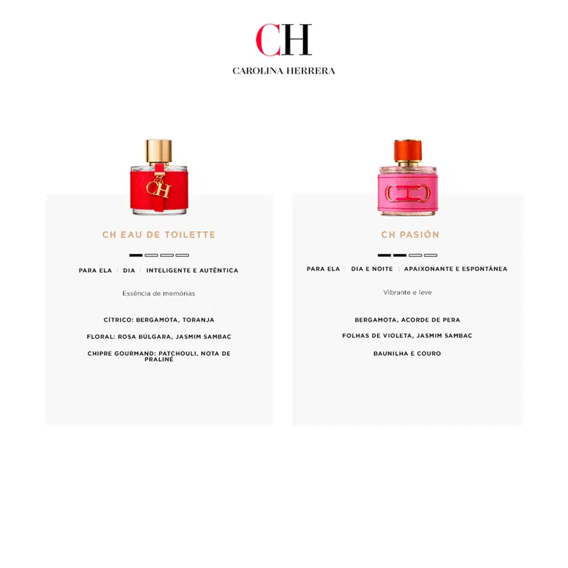 CH Pasión Carolina Herrera Eau de Parfum - Perfume Feminino 100ml