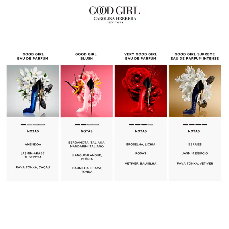 Good Girl Blush Carolina Herrera Eau de Parfum - Perfume Feminino 80ml