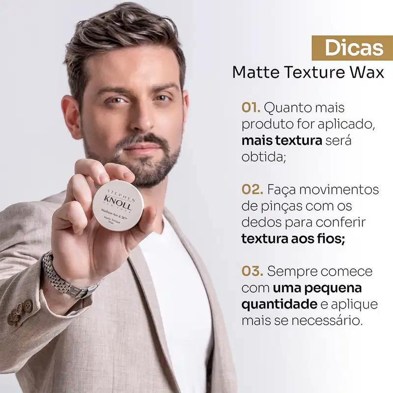 Stephen Knoll Madison Ave. & 58th Matte Texture Wax - Pomada Modeladora 50g