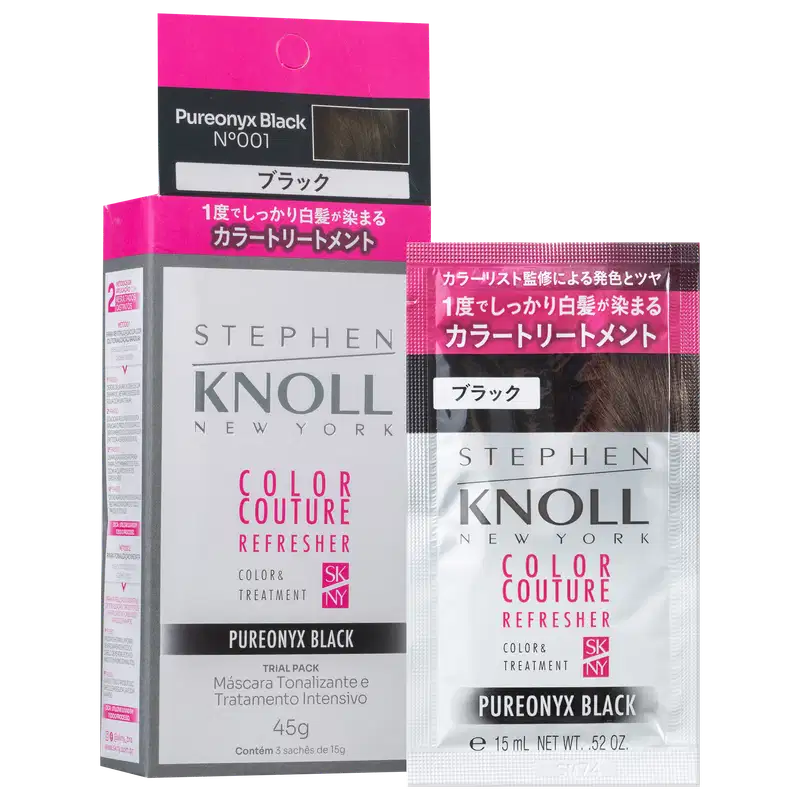 Stephen Knoll Color Couture Refresher Pureonyz Black - Máscara Tonalizante 3x15g