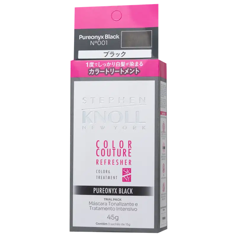 Stephen Knoll Color Couture Refresher Pureonyz Black - Máscara Tonalizante 3x15g