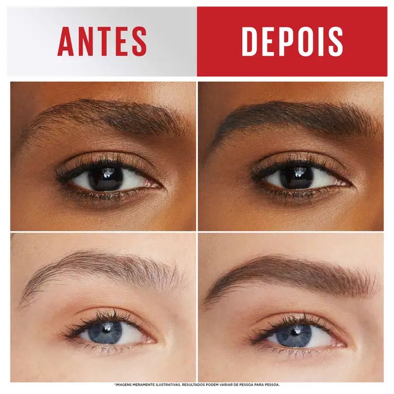 Maybelline New York Tattoo Brow 3 Dias Medium Brown - Gel para Sobrancelhas 5g