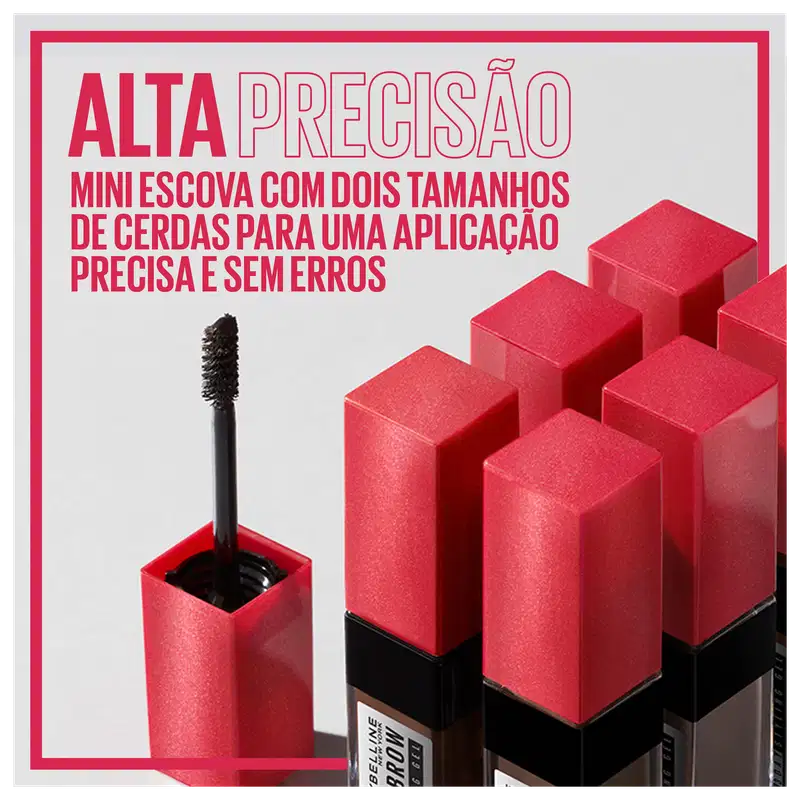 Maybelline New York Tattoo Brow 3 Dias Medium Brown - Gel para Sobrancelhas 5g