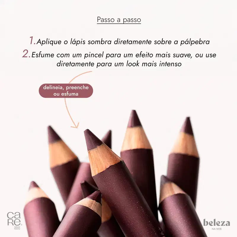 CARE Natural Beauty Vanessa Rozan Carbon Blue - Lápis Sombra 1,2g