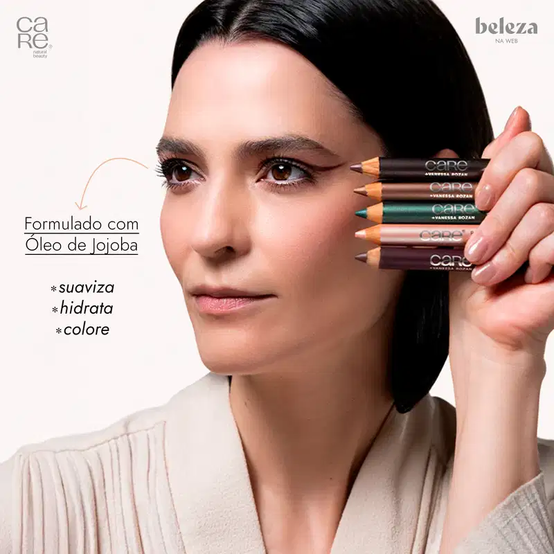 CARE Natural Beauty Vanessa Rozan Carbon Blue - Lápis Sombra 1,2g