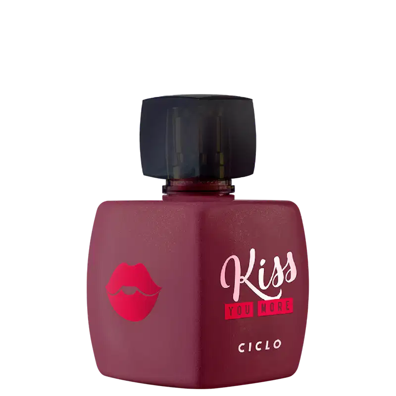 Kiss Me More Ciclo Cosméticos com Lata - Desodorante Colônia Feminino 100ml
