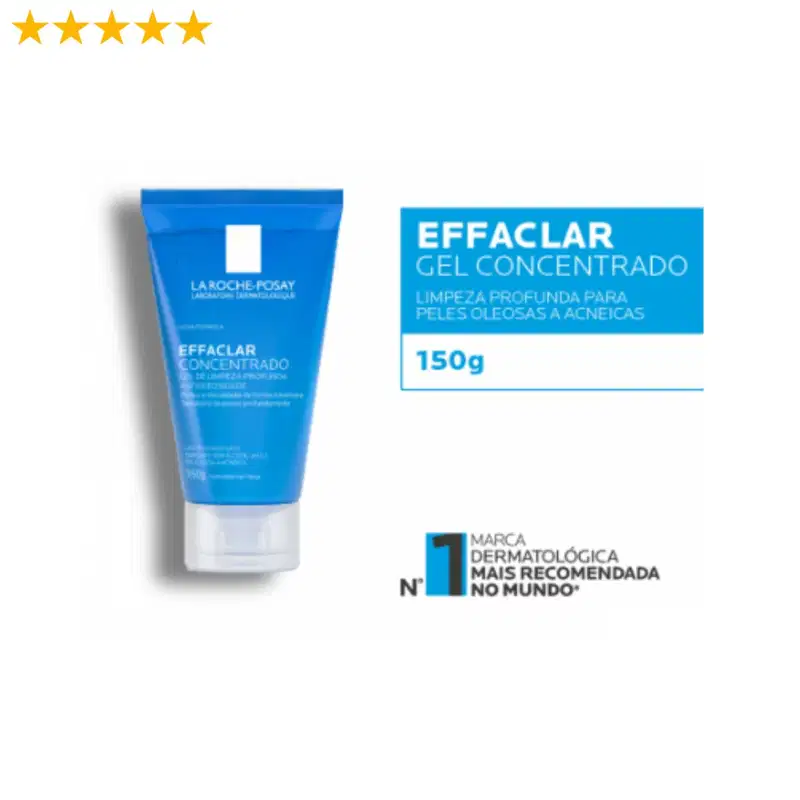 Kit La Roche-Posay Effaclar Concentrado Gel de Limpeza 150g + 50g (2 Produtos)