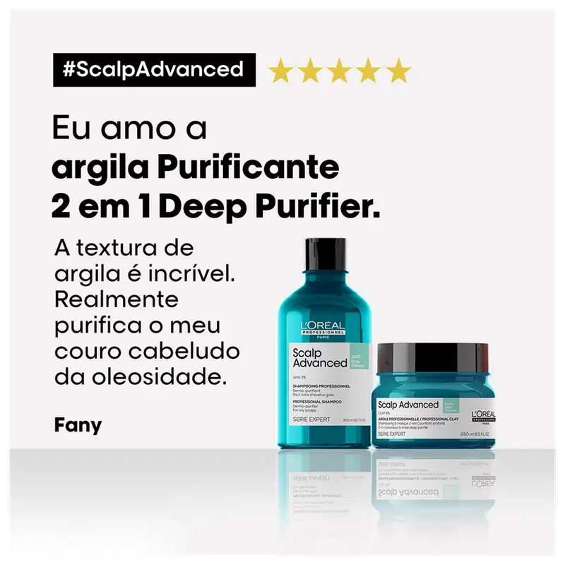 L'Oréal Professionnel Serie Expert Scalp Advanced Argila Purificante - Máscara Capilar 250ml