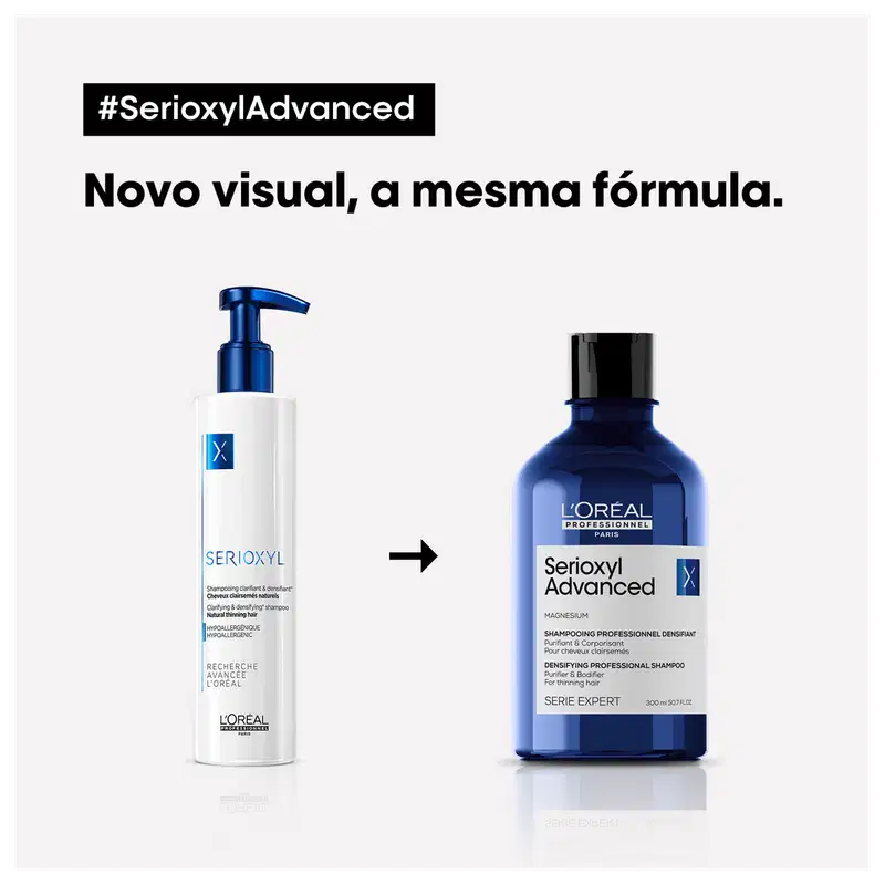 L'Oréal Professionnel Serie Expert Serioxyl Advanced - Shampoo Densificante 300ml