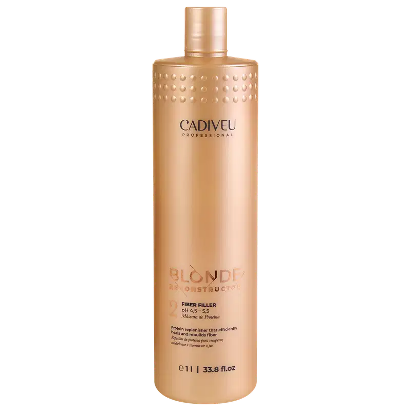 Cadiveu Professional Blonde Reconstructor Fiber Filler - Máscara Capilar 1L