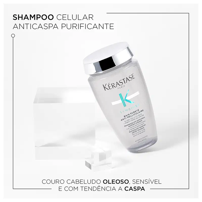 Kérastase Symbiose Bain Pureté Anti-Pelliculaire - Shampoo Anticaspa Purificante 250ml