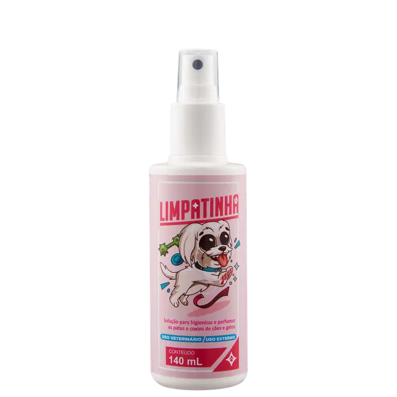 Limpatinha - Spray de Limpeza para Cães e Gatos 140ml