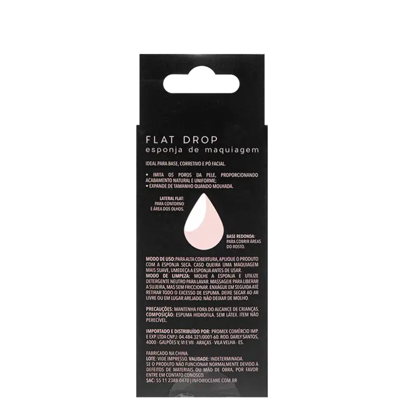 Océane Flat Drop - Esponja de Maquiagem