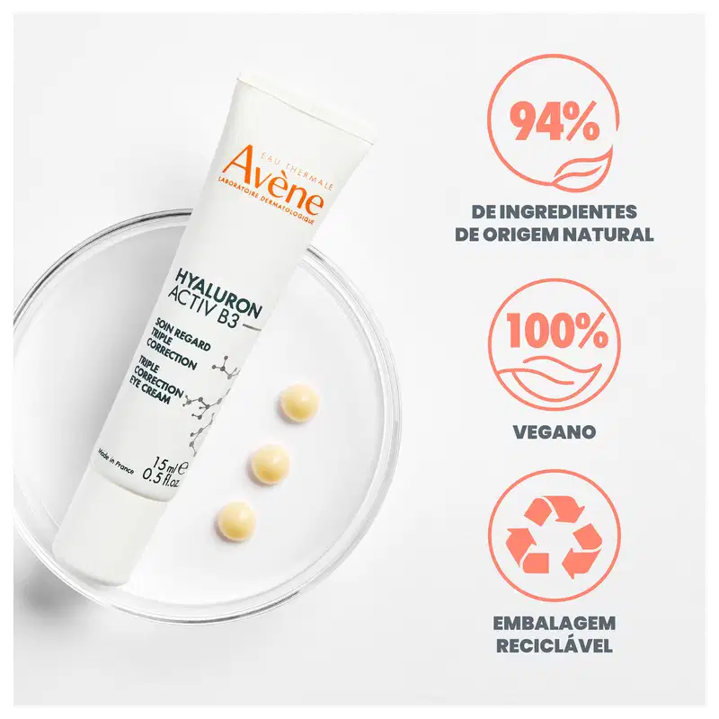 Avène Hyaluron Activ B3 - Creme Anti-Idade para os Olhos 15ml