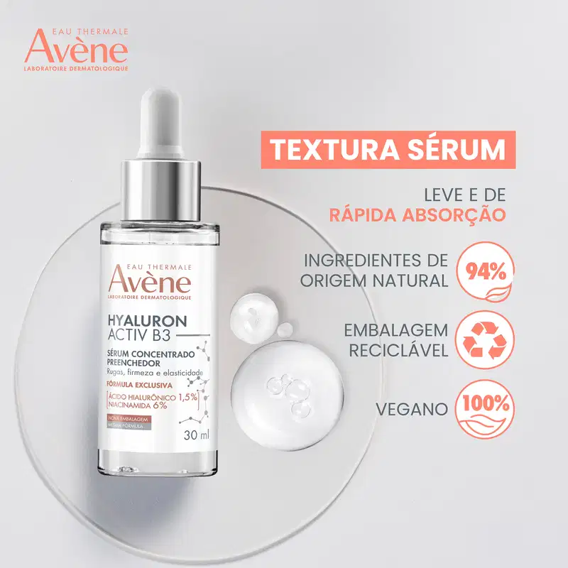 Avène Hyaluron Activ B3 - Sérum Concentrado Preenchedor 30ml