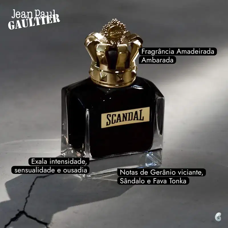 Scandal Pour Homme Jean Paul Gaultier Eau de Parfum - Perfume Masculino 100ml