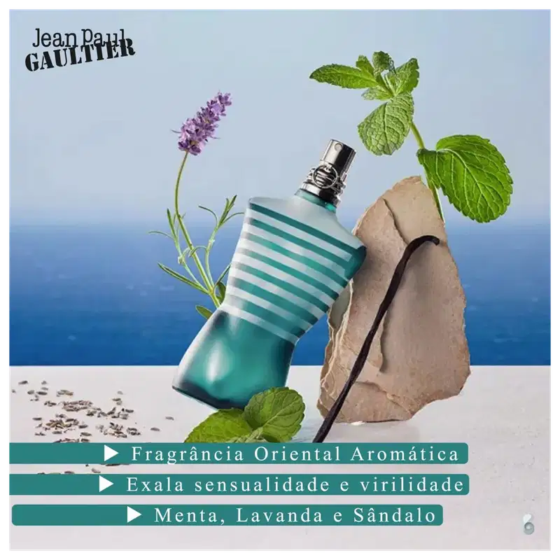 Le Male Jean Paul Gaultier Eau de Toilette - Perfume Masculino 200ml