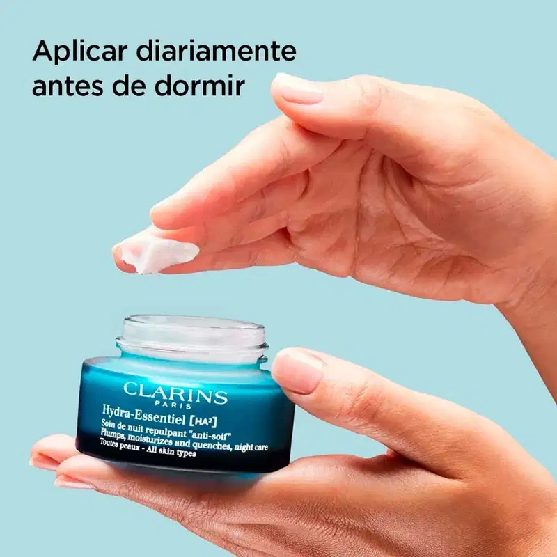 Clarins Hydra-Essentiel [HA²] Night Cream - Creme Hidratante Facial Noturno 50ml