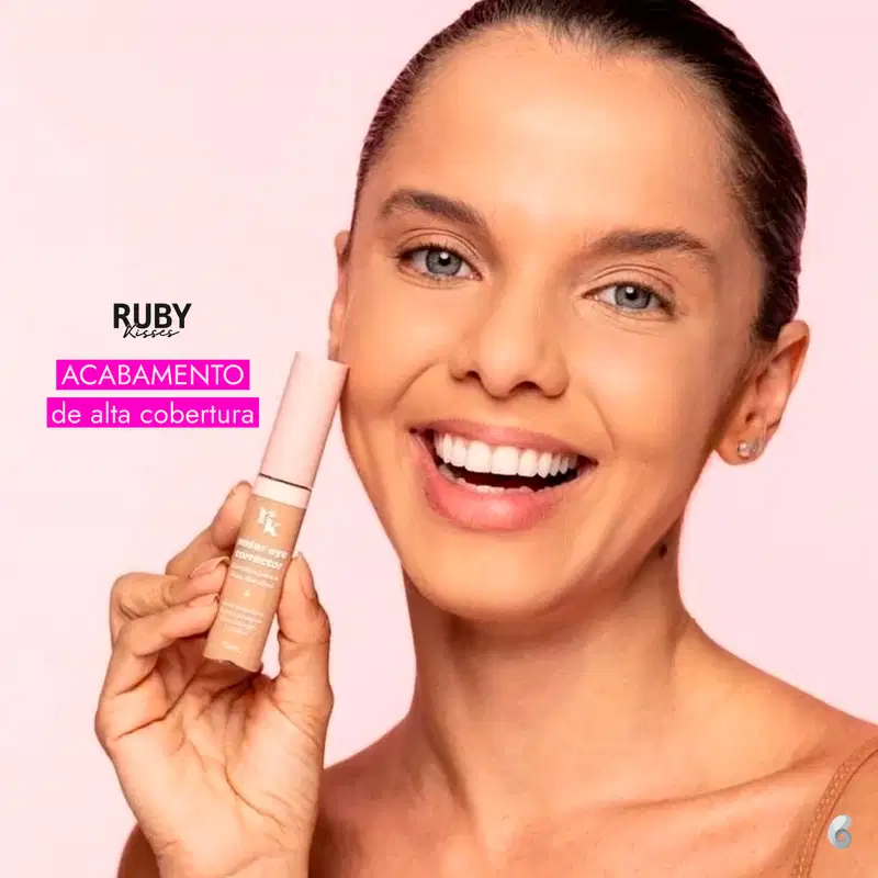 Ruby Kisses Under Eye 25 - Corretivo Líquido 10ml