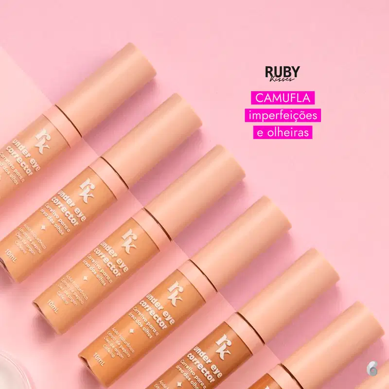Ruby Kisses Under Eye 25 - Corretivo Líquido 10ml