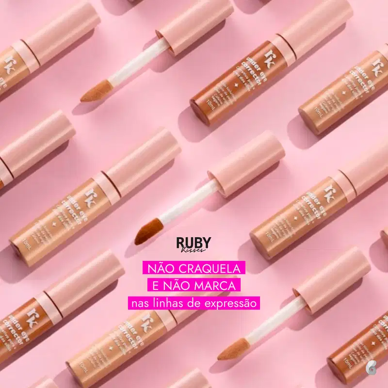 Ruby Kisses Under Eye 25 - Corretivo Líquido 10ml