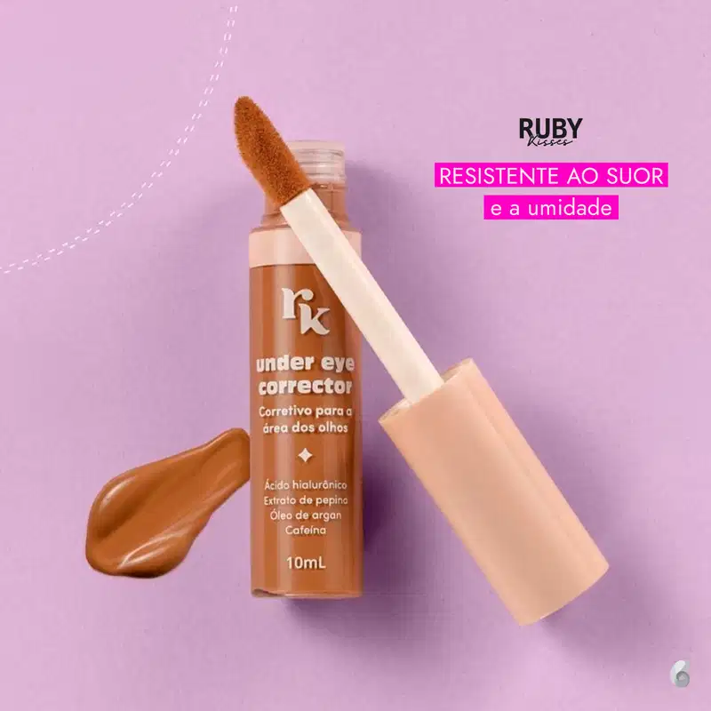 Ruby Kisses Under Eye 25 - Corretivo Líquido 10ml