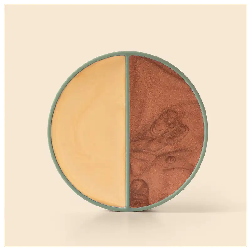 CARE Natural Beauty DUO by Savana Sá Crystal & Gold - Iluminador e Blush 10g