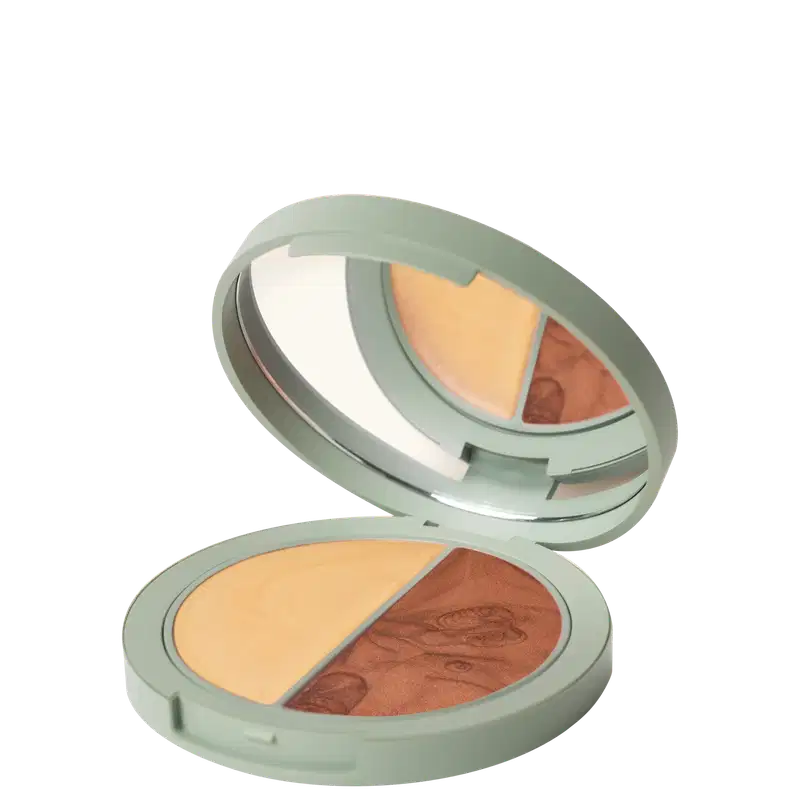 CARE Natural Beauty DUO by Savana Sá Crystal & Gold - Iluminador e Blush 10g