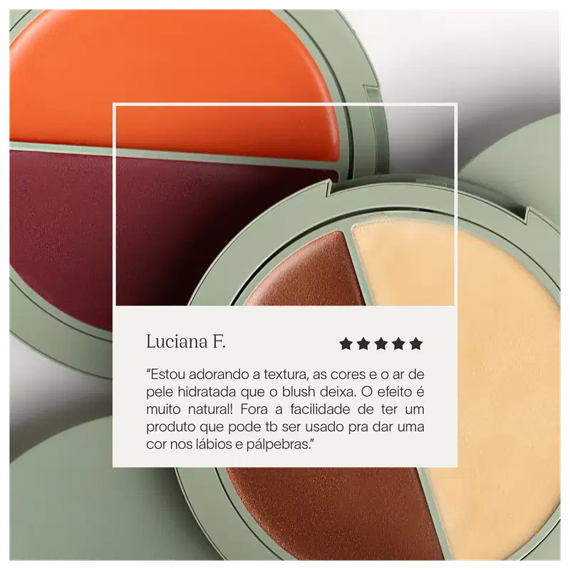 CARE Natural Beauty DUO by Savana Sá Orange & Plum - Iluminador e Blush 10g