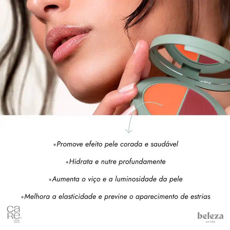 CARE Natural Beauty DUO by Savana Sá Orange & Plum - Iluminador e Blush 10g