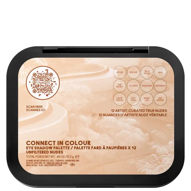 M·A·C Connect In Colour Eye Shadow Unfiltered Nudes - Paleta de Sombras 12,2g